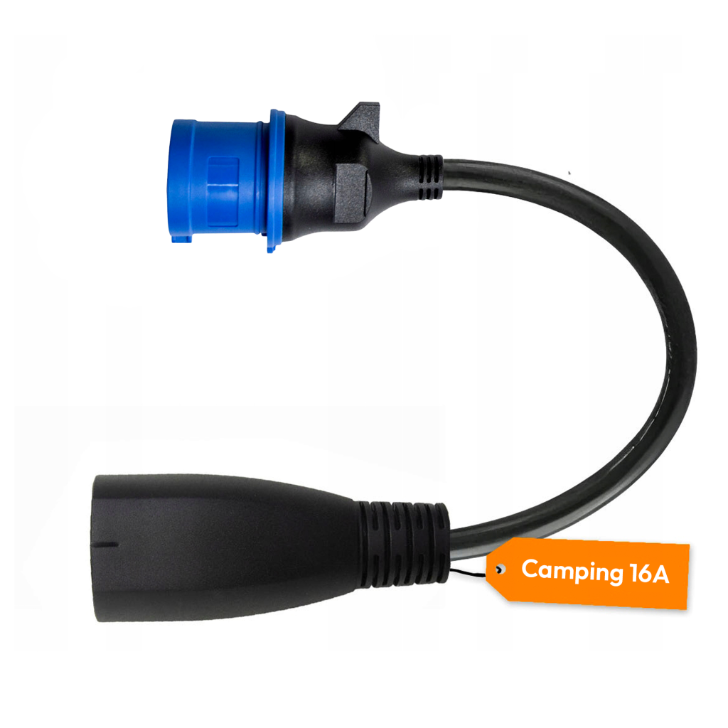 Sininen CEE16A-adapteri Q PRO -latureille