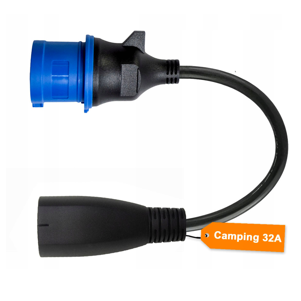 Sininen CEE32A-adapteri Q PRO -latureille